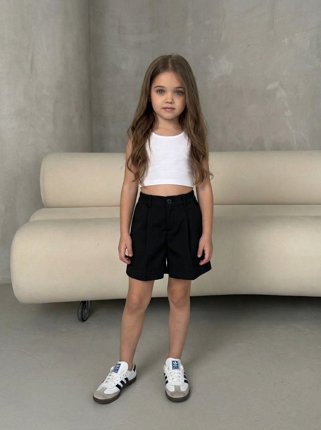 Relaxed Pleated Shorts