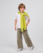 Vintage Wash Wide Denim