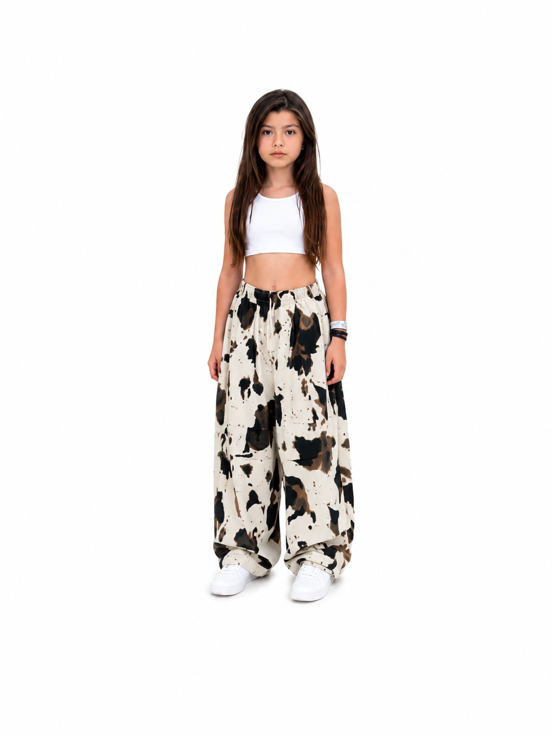 Unisex Cow Print Cargo Pants