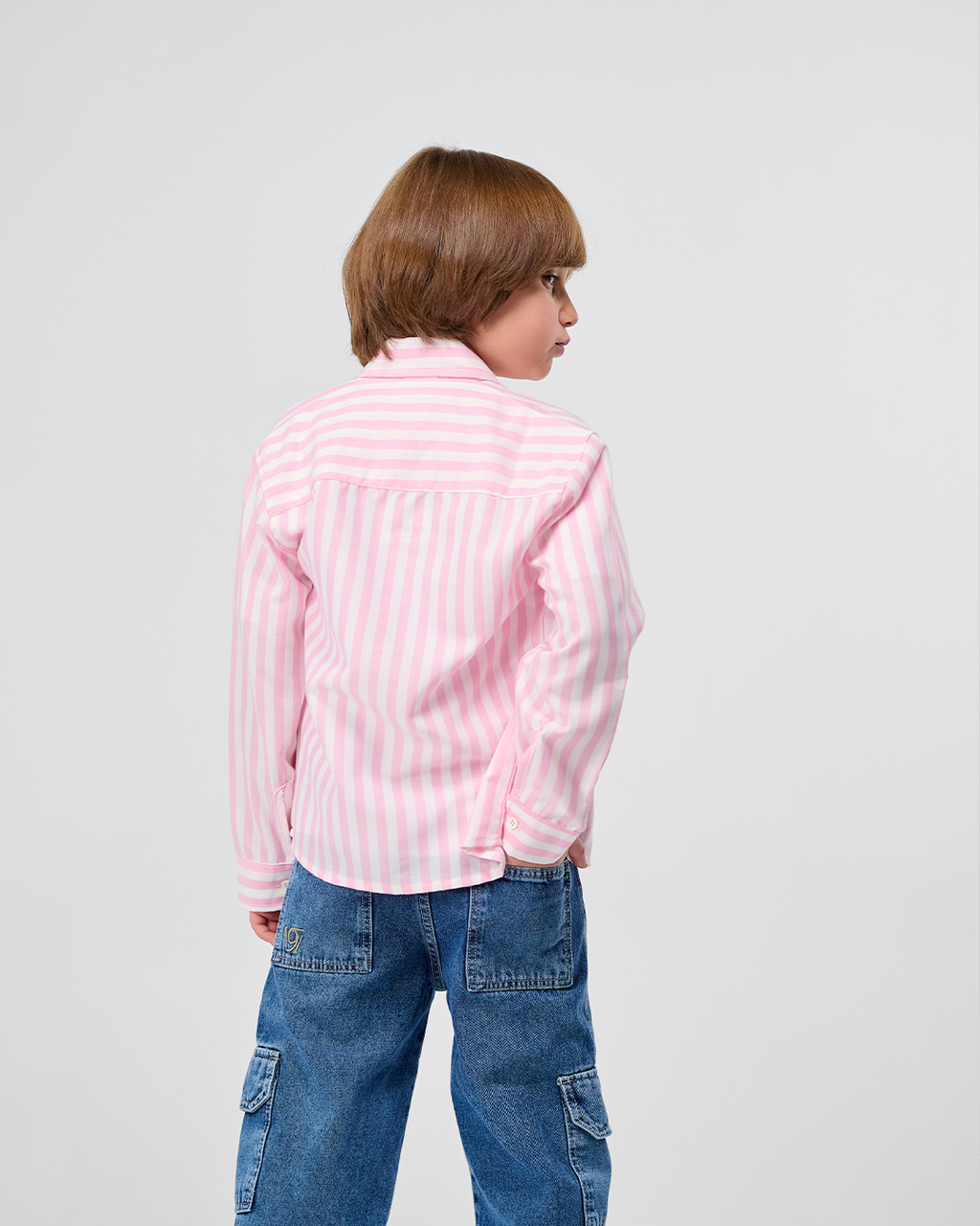 Striped Button-Down Shirt