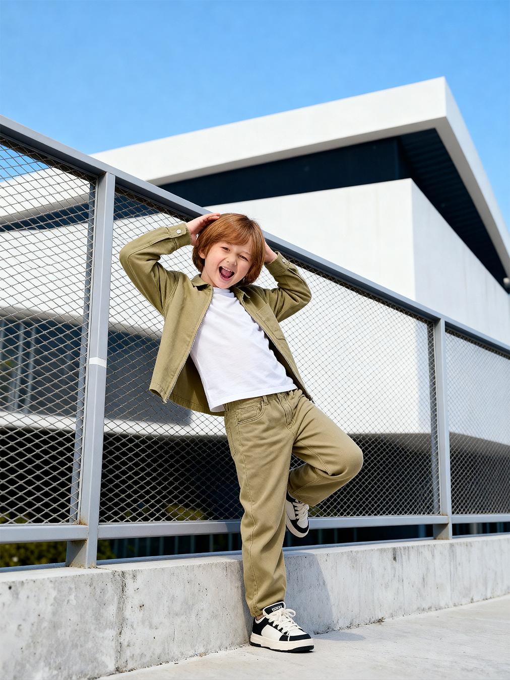 Structured Zip Overshirt