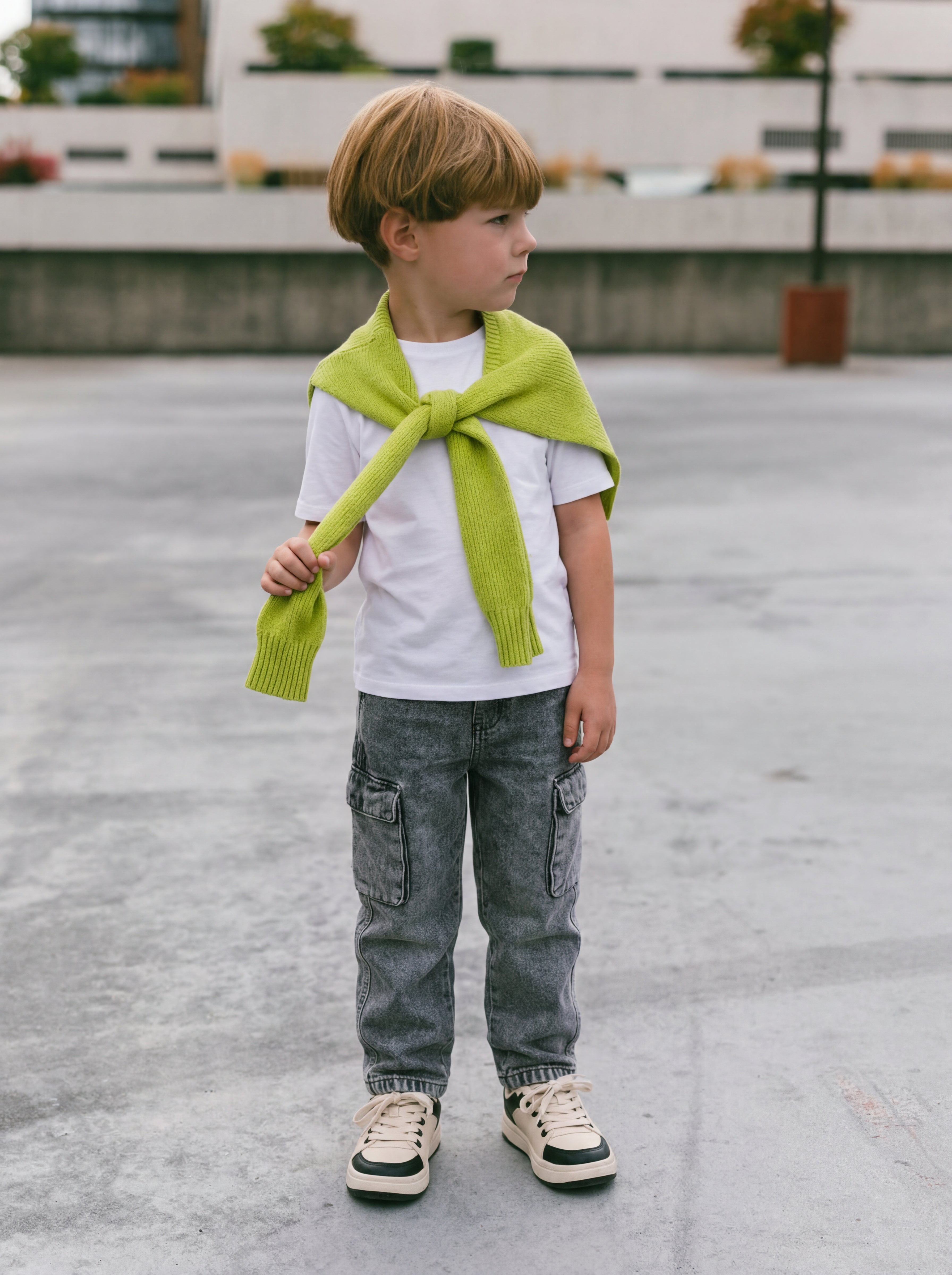 Cargo Denim Pants