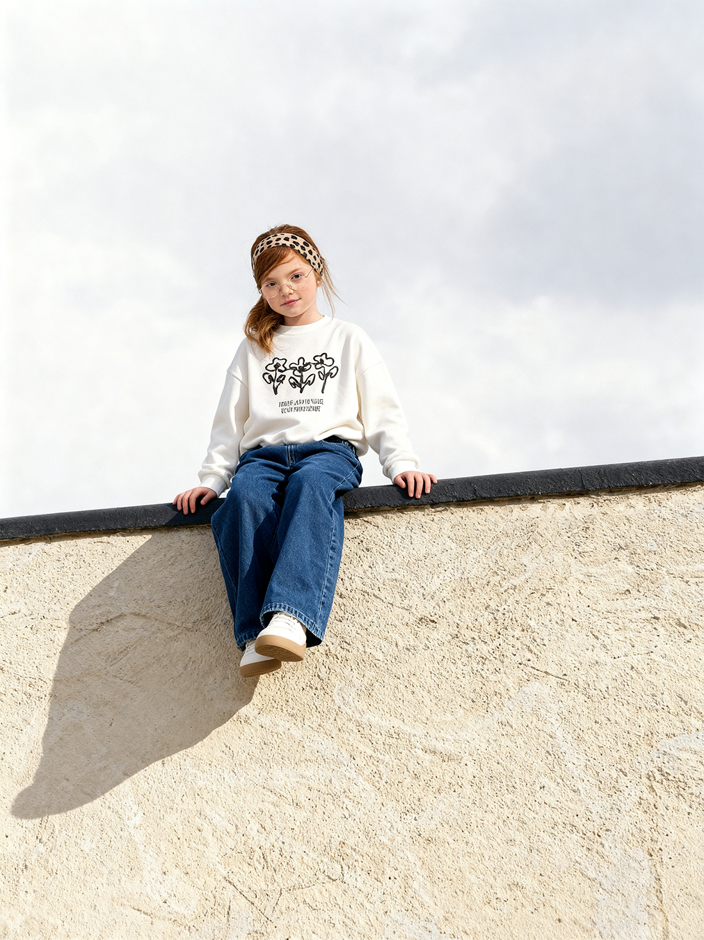 Embroidered Graphic Sweatshirt