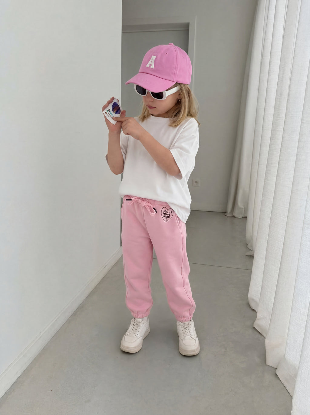 Embroidered Jogger Pants