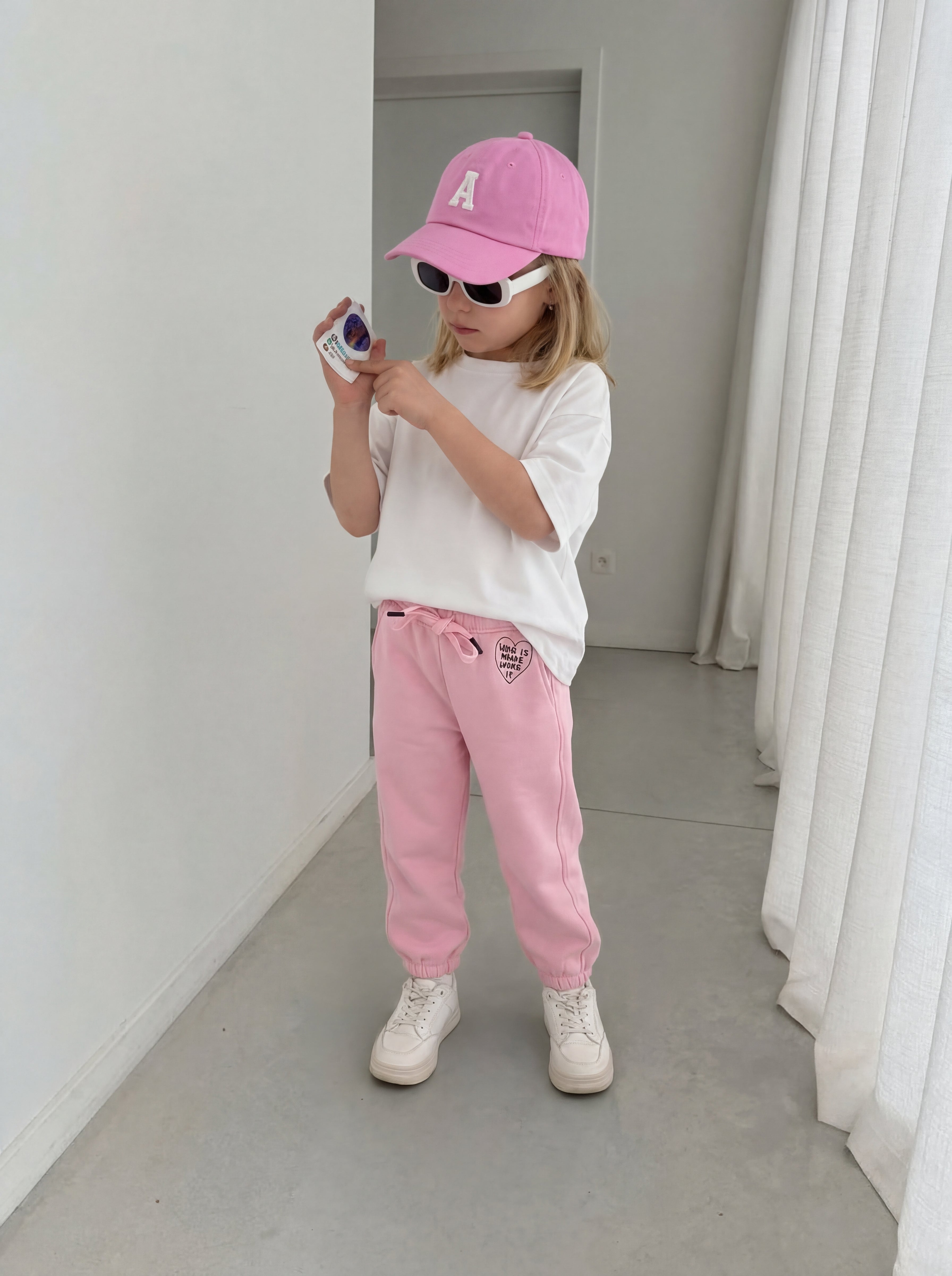 Embroidered Jogger Pants