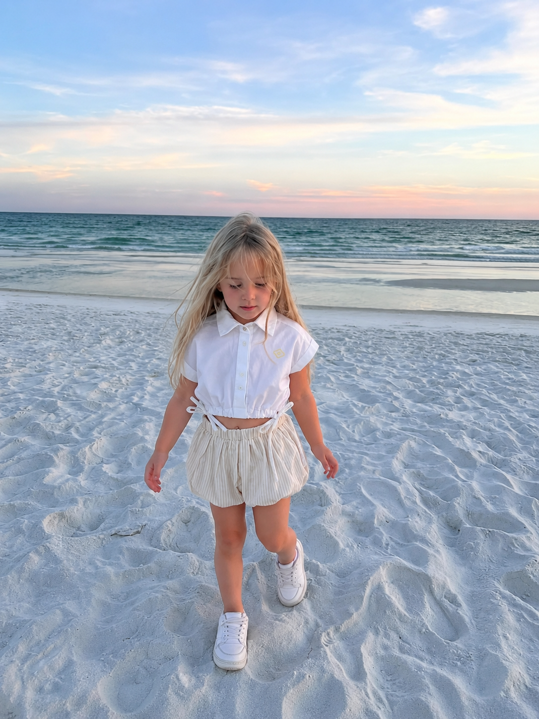 Striped Bubble Shorts