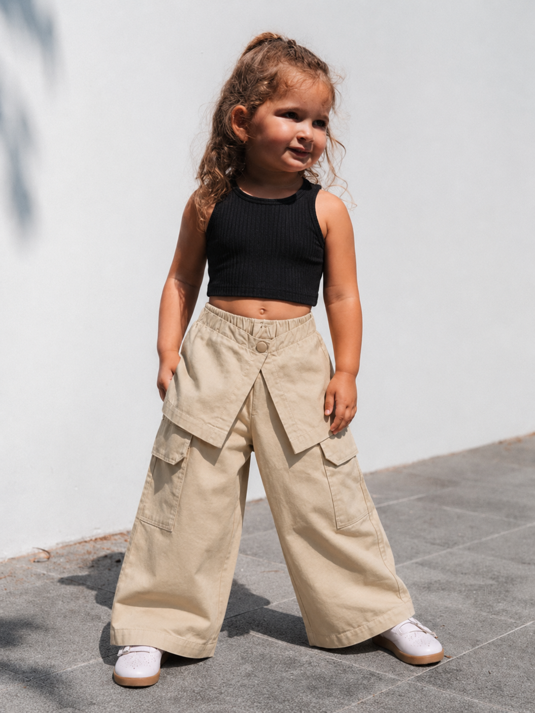 Mini Sand Wrap-Waist Pants