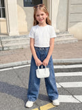 Two Buttons Denim Pants