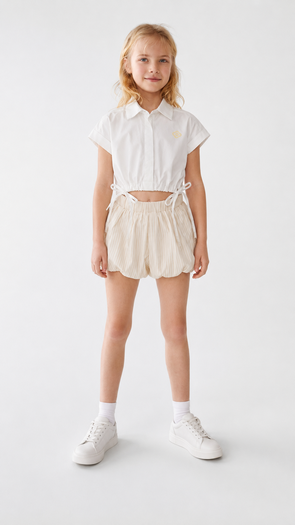 Striped Bubble Shorts