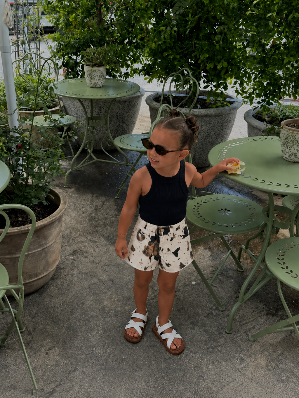 Spotted Shorts Set