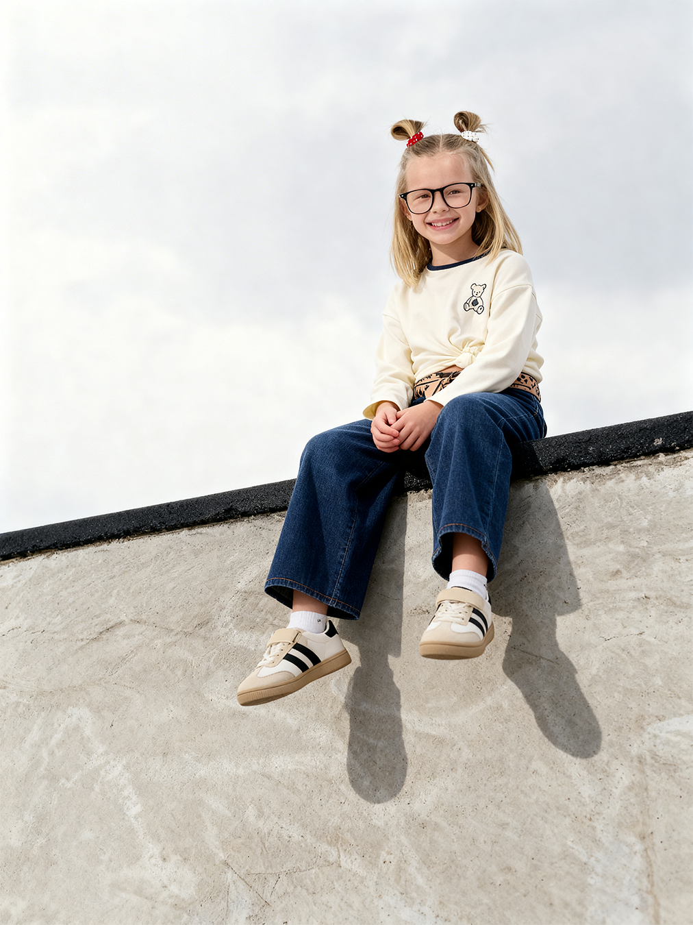 Straight Fit Denim Pants