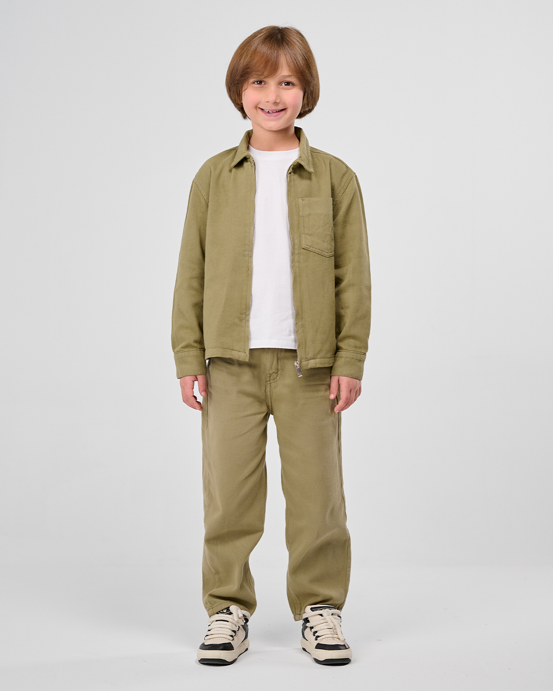 Straight-Leg Utility Pants