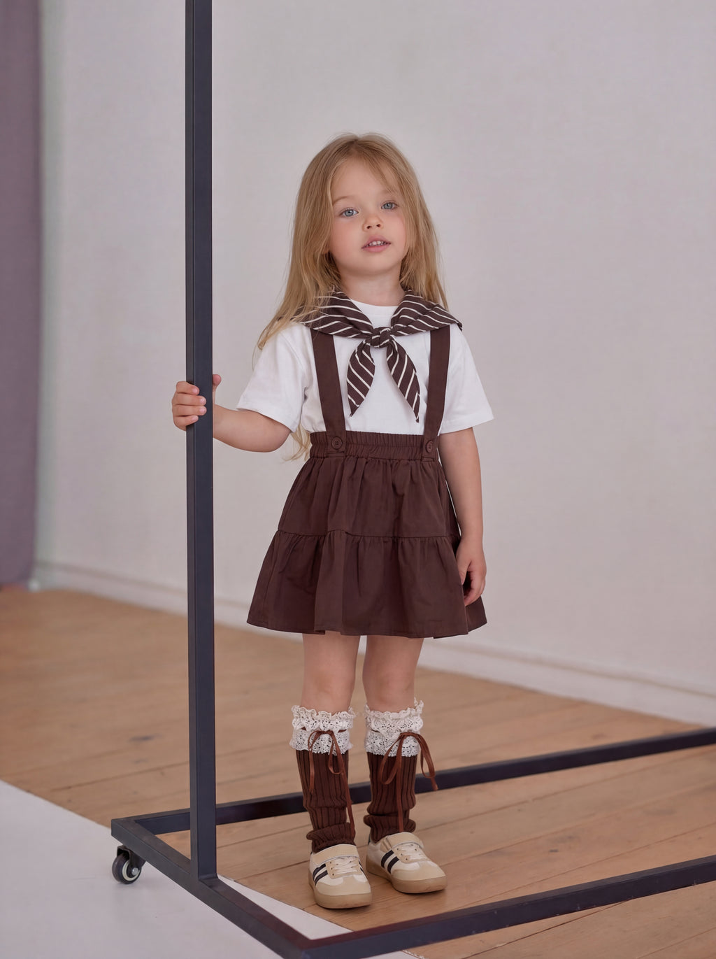 Tiered Suspender Skirt