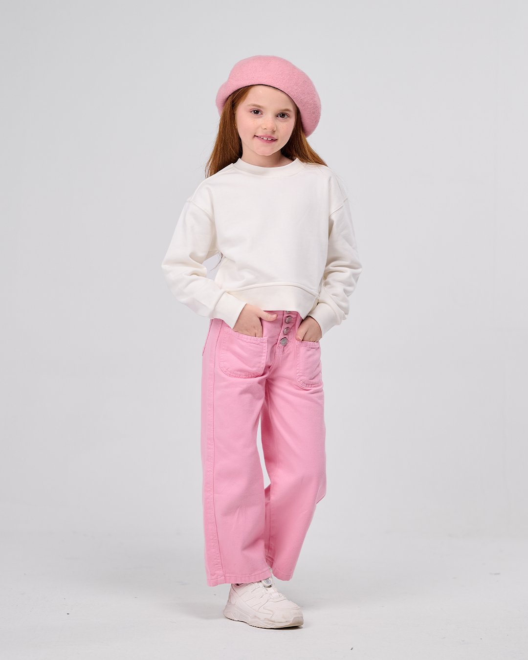 Candy Wide-Leg Denim Pants