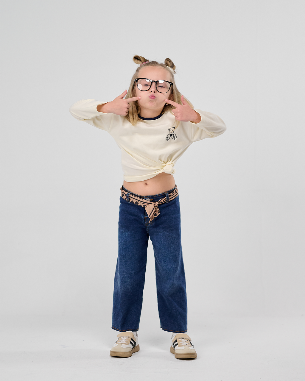 Straight Fit Denim Pants