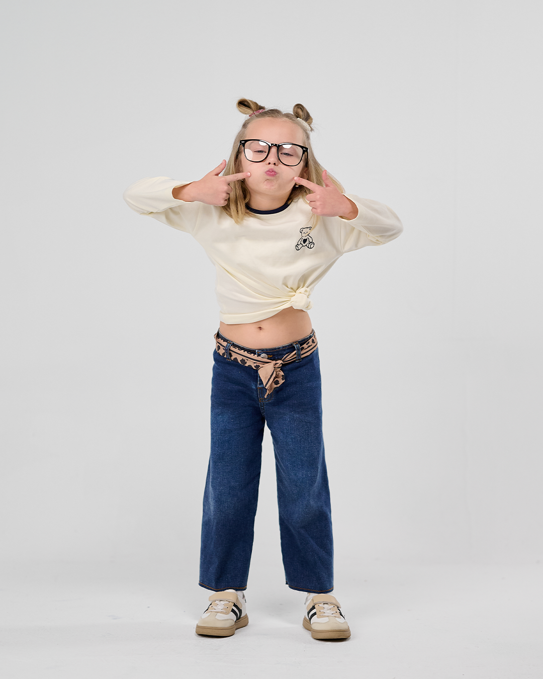 Straight Fit Denim Pants