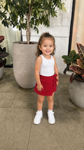 Wrap-Style Mini Skirt