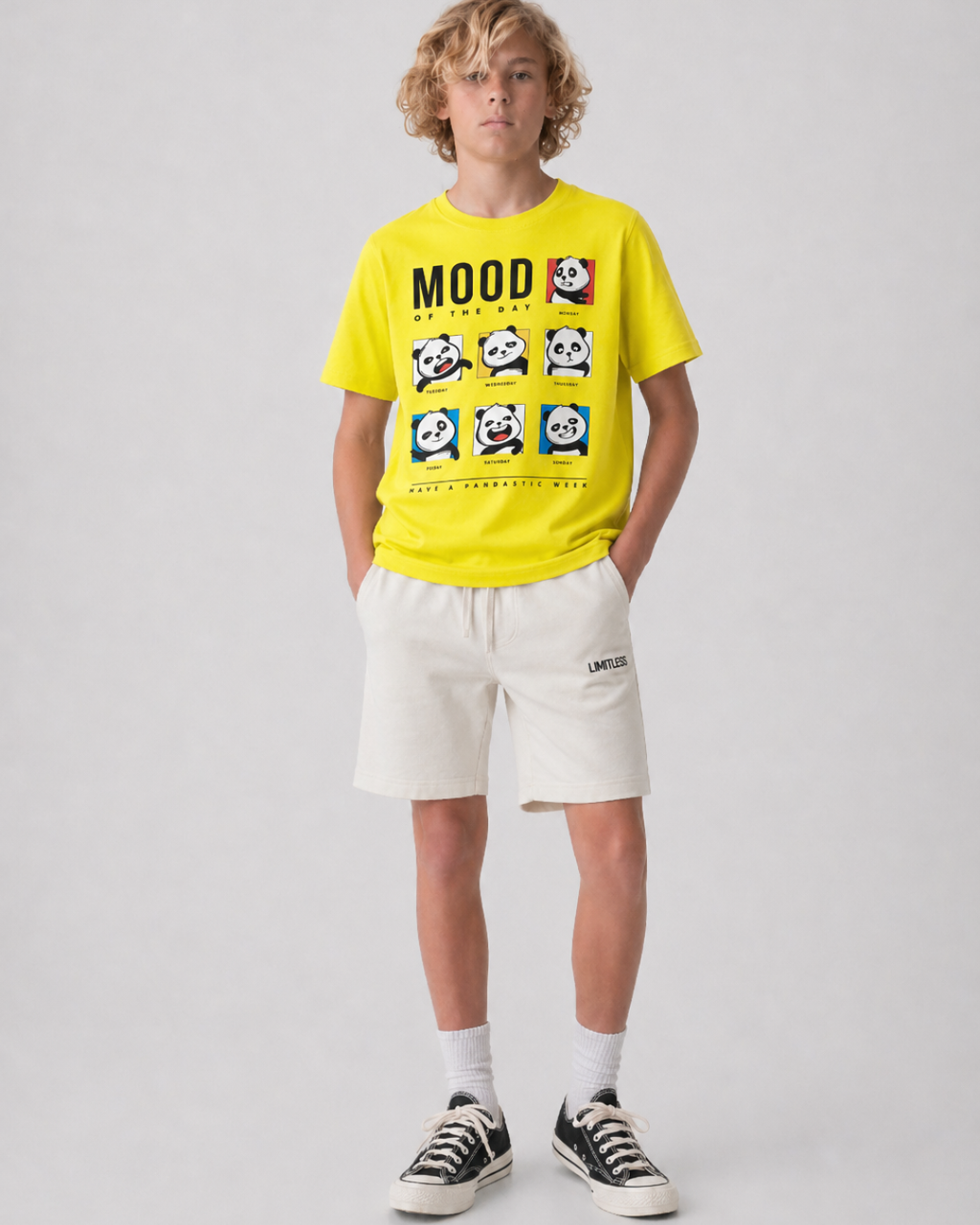 Mini Panda Mood Tee